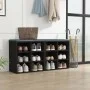 Shoe cabinets 2 units black 52.5x30x50 cm by vidaXL, Lockers and storage cabinets - Ref: Foro24-808687, Price: 92,43 €, Disco...