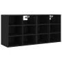 Shoe cabinets 2 units black 52.5x30x50 cm by vidaXL, Lockers and storage cabinets - Ref: Foro24-808687, Price: 92,43 €, Disco...
