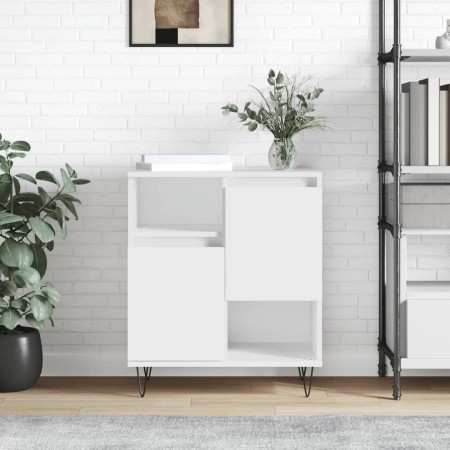 Weißes Sperrholz-Sideboard 60x35x70 cm von vidaXL, Sideboards - Ref: Foro24-831188, Preis: 62,50 €, Rabatt: %