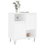 Weißes Sperrholz-Sideboard 60x35x70 cm von vidaXL, Sideboards - Ref: Foro24-831188, Preis: 62,50 €, Rabatt: %