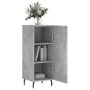 Gray concrete plywood sideboard 34.5x34x90 cm by vidaXL, Sideboards - Ref: Foro24-828560, Price: 75,12 €, Discount: %