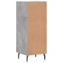 Aparador de madera contrachapada gris hormigón 34,5x34x90 cm de vidaXL, Aparadores - Ref: Foro24-828560, Precio: 76,29 €, Des...