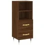 Engineered wood brown oak sideboard 34.5x34x90 cm by vidaXL, Sideboards - Ref: Foro24-828651, Price: 47,15 €, Discount: %