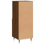 Engineered wood brown oak sideboard 34.5x34x90 cm by vidaXL, Sideboards - Ref: Foro24-828651, Price: 47,15 €, Discount: %