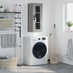Sonoma gray wall cabinet 34.5x34x90 cm by vidaXL, Sideboards - Ref: Foro24-828938, Price: 43,34 €, Discount: %