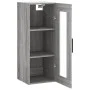 Armario de pared gris Sonoma 34,5x34x90 cm de vidaXL, Aparadores - Ref: Foro24-828938, Precio: 43,34 €, Descuento: %