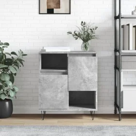 Betongraues Sperrholz-Sideboard 60x35x70 cm von vidaXL, Sideboards - Ref: Foro24-831192, Preis: 60,75 €, Rabatt: %