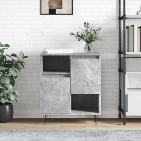 Betongraues Sperrholz-Sideboard 60x35x70 cm von vidaXL, Sideboards - Ref: Foro24-831192, Preis: 61,71 €, Rabatt: %