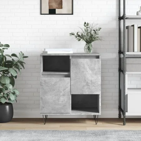 Betongraues Sperrholz-Sideboard 60x35x70 cm von vidaXL, Sideboards - Ref: Foro24-831192, Preis: 61,53 €, Rabatt: %