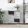 Betongraues Sperrholz-Sideboard 60x35x70 cm von vidaXL, Sideboards - Ref: Foro24-831192, Preis: 61,71 €, Rabatt: %