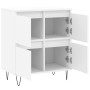 Aparador de madera contrachapada blanco 60x35x70 cm de vidaXL, Aparadores - Ref: Foro24-831212, Precio: 66,25 €, Descuento: %