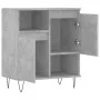 Aparador de madera contrachapada gris hormigón 60x35x70 cm de vidaXL, Aparadores - Ref: Foro24-831192, Precio: 60,75 €, Descu...
