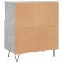 Aparador de madera contrachapada gris hormigón 60x35x70 cm de vidaXL, Aparadores - Ref: Foro24-831192, Precio: 60,75 €, Descu...