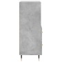 Betongraues Sperrholz-Sideboard 34,5 x 34 x 90 cm von vidaXL, Sideboards - Ref: Foro24-828648, Preis: 51,35 €, Rabatt: %
