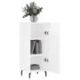 Hochglanzweißes Sperrholz-Sideboard 34,5 x 34 x 90 cm von vidaXL, Sideboards - Ref: Foro24-828558, Preis: 67,51 €, Rabatt: %