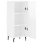 Hochglanzweißes Sperrholz-Sideboard 34,5 x 34 x 90 cm von vidaXL, Sideboards - Ref: Foro24-828558, Preis: 67,51 €, Rabatt: %