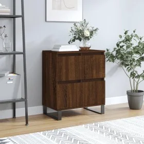 Plywood brown oak sideboard 60x35x70 cm by vidaXL, Sideboards - Ref: Foro24-831227, Price: 90,98 €, Discount: %