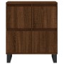 Aparador madera contrachapada marrón roble 60x35x70 cm de vidaXL, Aparadores - Ref: Foro24-831227, Precio: 92,42 €, Descuento: %