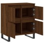 Aparador madera contrachapada marrón roble 60x35x70 cm de vidaXL, Aparadores - Ref: Foro24-831227, Precio: 92,42 €, Descuento: %