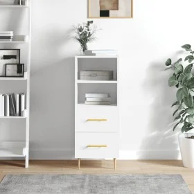 White engineered wood sideboard 34.5x34x90 cm by vidaXL, Sideboards - Ref: Foro24-828652, Price: 52,90 €, Discount: %