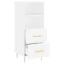Weißes Sideboard aus Holzwerkstoff, 34,5 x 34 x 90 cm von vidaXL, Sideboards - Ref: Foro24-828652, Preis: 52,90 €, Rabatt: %