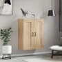 Engineered wood Sonoma oak wall cabinet 69.5x34x90 cm by vidaXL, Sideboards - Ref: Foro24-830391, Price: 74,54 €, Discount: %