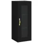 Black wall cabinet 34.5x34x90 cm by vidaXL, Sideboards - Ref: Foro24-828893, Price: 42,35 €, Discount: %