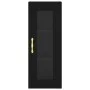 Black wall cabinet 34.5x34x90 cm by vidaXL, Sideboards - Ref: Foro24-828893, Price: 42,35 €, Discount: %