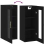 Armario de pared negro 34,5x34x90 cm de vidaXL, Aparadores - Ref: Foro24-828893, Precio: 42,71 €, Descuento: %