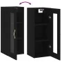 Black wall cabinet 34.5x34x90 cm by vidaXL, Sideboards - Ref: Foro24-828893, Price: 42,35 €, Discount: %