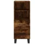 Smoked oak engineered wood sideboard 34.5x34x90 cm by vidaXL, Sideboards - Ref: Foro24-828697, Price: 56,25 €, Discount: %