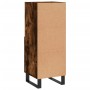 Sideboard aus geräuchertem Eichenholzwerkstoff, 34,5 x 34 x 90 cm von vidaXL, Sideboards - Ref: Foro24-828697, Preis: 56,83 €...