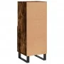 Smoked oak engineered wood sideboard 34.5x34x90 cm by vidaXL, Sideboards - Ref: Foro24-828697, Price: 56,25 €, Discount: %