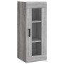 Armario de pared gris Sonoma 34,5x34x90 cm de vidaXL, Aparadores - Ref: Foro24-828922, Precio: 54,05 €, Descuento: %