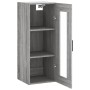 Armario de pared gris Sonoma 34,5x34x90 cm de vidaXL, Aparadores - Ref: Foro24-828922, Precio: 54,05 €, Descuento: %