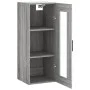 Armario de pared gris Sonoma 34,5x34x90 cm de vidaXL, Aparadores - Ref: Foro24-828922, Precio: 54,12 €, Descuento: %