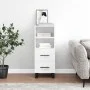 White engineered wood sideboard 34.5x34x90 cm by vidaXL, Sideboards - Ref: Foro24-828692, Price: 58,07 €, Discount: %