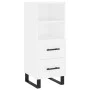 White engineered wood sideboard 34.5x34x90 cm by vidaXL, Sideboards - Ref: Foro24-828692, Price: 58,07 €, Discount: %