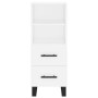 Weißes Sideboard aus Holzwerkstoff, 34,5 x 34 x 90 cm von vidaXL, Sideboards - Ref: Foro24-828692, Preis: 58,67 €, Rabatt: %