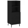 Sideboard aus schwarzem Sperrholz 34,5x34x90 cm von vidaXL, Sideboards - Ref: Foro24-828685, Preis: 50,66 €, Rabatt: %