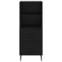 Sideboard aus schwarzem Sperrholz 34,5x34x90 cm von vidaXL, Sideboards - Ref: Foro24-828685, Preis: 50,66 €, Rabatt: %