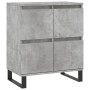 Concrete gray plywood sideboard 60x35x70 cm by vidaXL, Sideboards - Ref: Foro24-831224, Price: 82,55 €, Discount: %