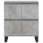 Betongraues Sperrholz-Sideboard 60x35x70 cm von vidaXL, Sideboards - Ref: Foro24-831224, Preis: 81,37 €, Rabatt: %