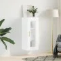 Glänzend weißer Wandschrank 34,5x34x90 cm von vidaXL, Sideboards - Ref: Foro24-828902, Preis: 44,75 €, Rabatt: %