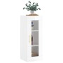 Glossy white wall cabinet 34.5x34x90 cm by vidaXL, Sideboards - Ref: Foro24-828902, Price: 45,15 €, Discount: %