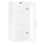 Glänzend weißer Wandschrank 34,5x34x90 cm von vidaXL, Sideboards - Ref: Foro24-828902, Preis: 44,75 €, Rabatt: %