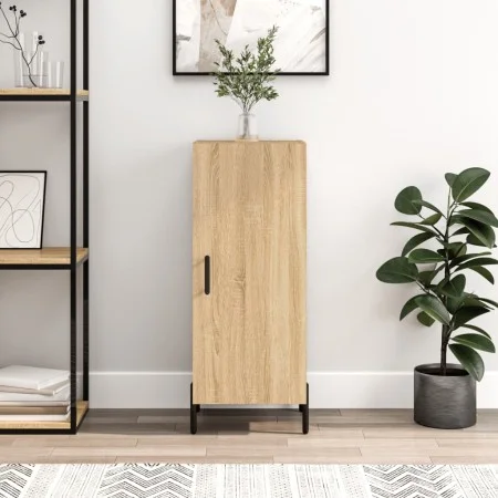 Sideboard aus Sonoma-Eichensperrholz, 34,5 x 34 x 90 cm von vidaXL, Sideboards - Ref: Foro24-828551, Preis: 62,50 €, Rabatt: %