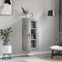 Armario de pared gris hormigón 34,5x34x90 cm de vidaXL, Aparadores - Ref: Foro24-828888, Precio: 37,01 €, Descuento: %