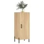 Aparador madera contrachapada color roble Sonoma 34,5x34x90 cm de vidaXL, Aparadores - Ref: Foro24-828551, Precio: 62,50 €, D...