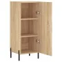 Sideboard aus Sonoma-Eichensperrholz, 34,5 x 34 x 90 cm von vidaXL, Sideboards - Ref: Foro24-828551, Preis: 62,50 €, Rabatt: %